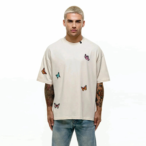 เสื้อยืดผู้ชายไซส์ใหญ่พิเศษระบายอากาศได้ดีโลโก้ออกแบบได้ตามต้องการทันสมัย - Product Image 1