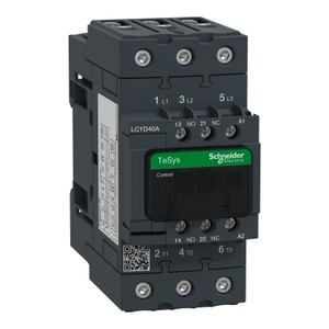 Contattore SCHNEIDER ELECTRIC LC1D40AR7 TeSys D 3P(3 NO) 40 A con Bobina per <= 440 V 50/60 Hz AC 440 V 60 Hz AC - Product Image 1