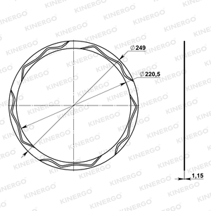 ผ้าเบรก GM02LS3 สำหรับ General Motors 9T50 S3 (Senar) - Product Image 2
