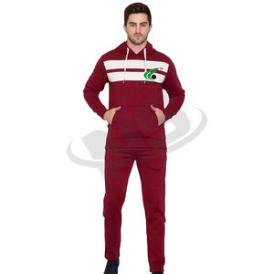 Vente chaude Hommes Activewear Survêtements Slim Fit Jogging Survêtement 100% Coton Formation Porter Deux Pièces À Capuche Et Joggers Ensemble - Product Image 4