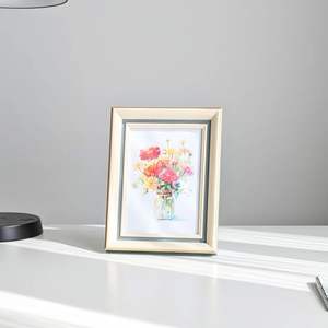 Luxury Golden Realistic Angel Style Handmade Resin Letterpress Printed <b>3</b>-Color Wall Mount <b>Photo</b> <b>Frame</b> - Product Image 1