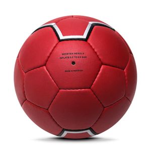 Palla da pallamano in pelle sintetica composita rossa per la scuola sport Match Training con impugnatura antiscivolo resistente stampata su misura - Product Image 5