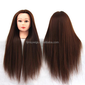 Tête de Mannequin Perruque Modèle, Tête d'Apprentissage Coiffure, Modèle de Coupe de Cheveux, Tête d'Entraînement pour Tressage et Maquillage - Product Image 1