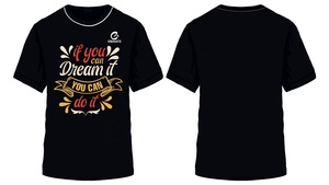 เสื้อยืดคอกลมผ้าคอตตอนสีล้วนพิมพ์ลายกราฟิกเสื้อยืด100% คอตตอนช่องว่าง210gsm สีทึบ - Product Image 4