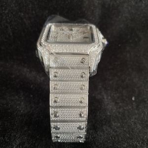 Relojes de Hip Hop con Diamantes, Relojes Automáticos Mecánicos con Diamantes VVS Moissanite, Reloj que Pasa la Prueba del Diamante - Product Image 2