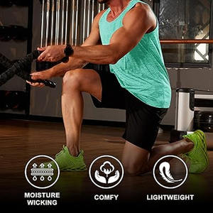 Tissu respirant entraînement hommes débardeur plaine Gym gars débardeur en gros meilleurs hommes débardeur téléchargé par robe de sport - Product Image 4