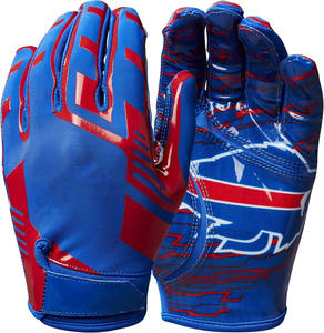 Gants de football noirs 2026 avec grip en latex, gants de football américains personnalisés, gants de receveur de football, faible MOQ, GANTS DE RUGBY - Product Image 1