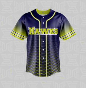 Maillot de baseball à sublimation personnalisée de qualité supérieure Chemise de baseball respirante à boutons en gros Maillot personnalisé pour jeunes adultes - Product Image 3