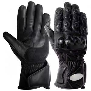 Gants de moto en cuir véritable de haute qualité nouveau Design gants de course confortable peau de mouton mode gants de moto en cuir - Product Image 6