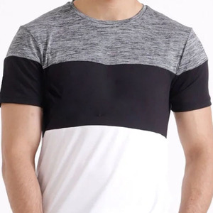 Camiseta de algodón con cuello redondo de alta calidad para hombre, estampado personalizado, ajuste Regular, Media manga, 100% algodón, 220 gramos, tela, peso, ropa de trabajo - Product Image 4