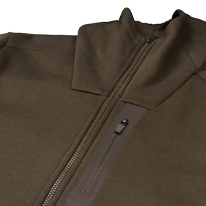 Sudadera con capucha de lana de algodón de 500GSM de peso pesado para hombre, hombro caído, de gran tamaño y teñido liso para invierno - Product Image 6