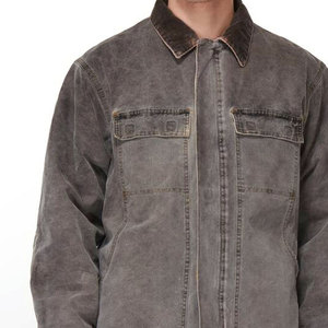Bulk Quantity High Demanded Men Cotton <b>Canvas</b> <b>Jacket</b> / Cotton Made Men Full Sleeve <b>Canvas</b> <b>Jacket</b> - Product Image 5
