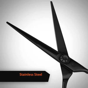 Tijeras de Peluquería Profesionales de Acero Inoxidable de Alta Calidad con Mango de Plástico Recto y Afilado, Tijeras Ergonómicas para Cortar el Cabello para Barberos - Product Image 4