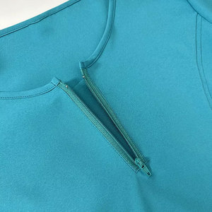 Suite de gommage médical personnalisé uniforme pour femmes personnel hospitalier ensemble de gommage avec haut pantalon tissu tricoté pour soins infirmiers et médecin - Product Image 4