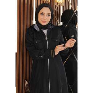 Veste Trench Casual avec poche zippée, manches longues et poches zippées pratiques - Product Image 2