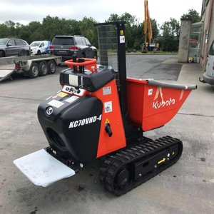 Mini Dumper de Orugas Kubota KC7OVHD-4 con Certificación CE y EPA, Transportador de Orugas, Mini Dumper Hidráulico con Volquete, Envío Gratuito - Product Image 3