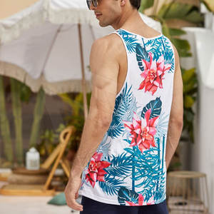 Camiseta sin mangas deportiva para hombre hecha a medida de la mejor calidad MOQ bajo Ropa de gimnasio con chaleco de equipo Diseño de malla corta - Product Image 3