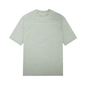 Camiseta de Manga Corta para Hombre, Corte Regular, Cuello Redondo, Tela Jersey, Color Sólido, Estilo Casual, Ligera, Material de Algodón - Product Image 1