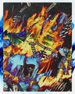 Fabricantes de logotipo personalizado serigrafiado gráfico peso pesado 100% algodón camiseta cuello redondo de gran tamaño suelta camiseta para hombres - Product Image 6