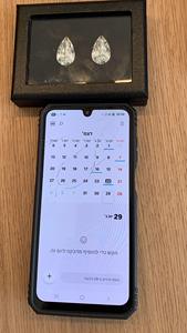 Par de Diamantes Sueltos Naturales en Forma de Pera, Certificados, Claridad VS1-VS2, 21.74/21.07 Quilates - Product Image 4