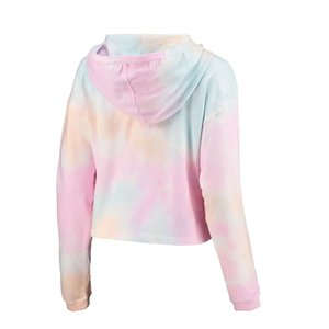 Fashion Trendy Wholesale Long Sleeve <b>Crop</b> Ladies Hoodies Plain <b>Zip</b> <b>Up</b> Sweatshirt Women Fleece Casual Hooded Top - Product Image 3