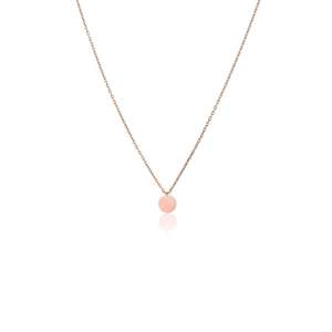 Azuris elegante accesorio de lujo collar con colgante fino de Plata de Ley 925 con diseño de placa redonda de 0,5 cm Turquía - Product Image 1