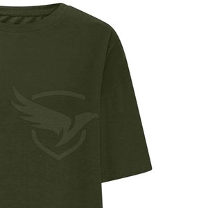 T-shirt imprimé avec logo personnalisé T-shirts surdimensionnés de haute qualité T-shirt surdimensionné à prix de gros Fabriqué au Pakistan - Product Image 5