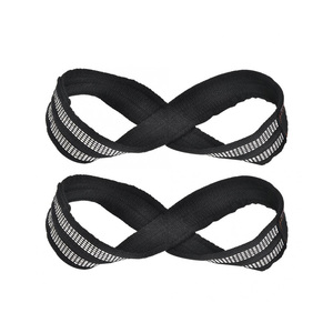 Correas de entrenamiento de fitness de figura ocho resistentes hechas a medida último diseño ajustable antideslizante precio de fábrica para levantamiento de pesas - Product Image 5