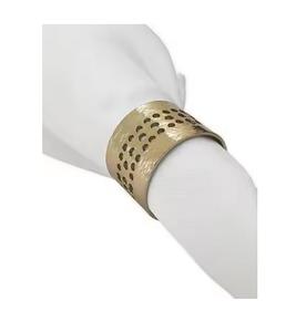 Classique Cercle Serviette Boucles Titulaire Or Métal Ronds De Serviette pour La Fête De Mariage Dîner De Noël Thanksgiving Table Décor - Product Image 2