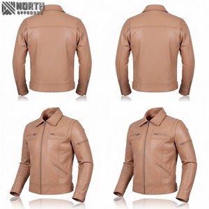 Gran oferta, chaqueta Bomber de cuero de invierno Unisex para hombre, impermeable, transpirable, suelta, ropa deportiva de calle, cremallera, patrón de camuflaje frontal - Product Image 5