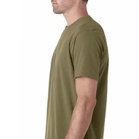 Services OEM, t-shirts pour hommes en coton/fibre de bambou de qualité supérieure, design de logo personnalisé, col rond, vêtements d'été, marque privée, grandes tailles