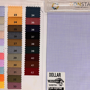 Luxury Dollar Plain Dyed Slub <b>Fabric</b> <b>Viscose</b>/<b>Polyester</b> Blend Woven Technique for Boys' Shirts International Export - Product Image 3