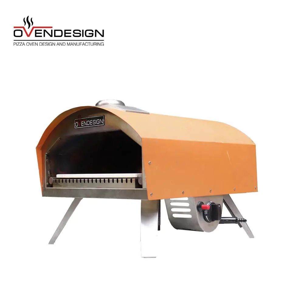 Compre el horno al aire libre de gas de 12 pulgadas Horno de pizza ligero Horno de pizza integrado individual al aire libre de gas Mini