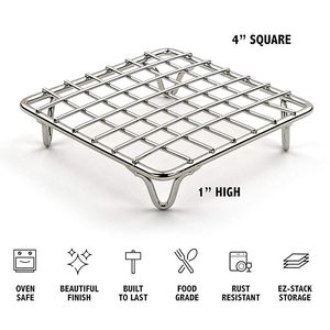 Support de refroidissement fiable écologique d'acier inoxydable pour des résultats de cuisson cohérents avec la chaleur équilibrée et la force structurelle - Product Image 2