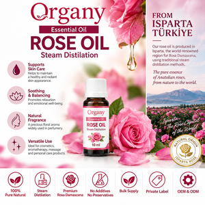 Aceite Esencial de Rosa 100% Puro Turco Isparta Premium, Rosa Damascena, Destilado al Vapor, Aceite Natural de Rosa Damascena Otto, a Granel, para Todo Tipo de Piel - Product Image 2
