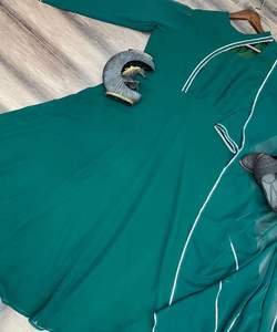 Vêtements islamiques pour femmes musulmanes, costume en velours noir cousu pour boutique, robe trois pièces à la mode pakistanaise pour la fête de mariage de l'Aïd - Product Image 6