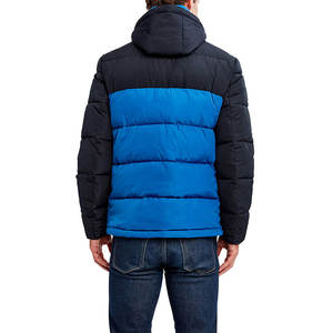 Vestes matelassées tendance pour hommes, couleur contrastée, chaudes et légères pour l'hiver, vêtements de rue à la mode pour hommes - Product Image 2