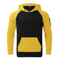 Ras du cou survêtement hommes en gros couleur personnalisée Gym survêtements survêtement hommes vêtements de sport ensembles Jogging coton