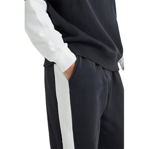 เสื้อแทรคสูทคอปกผู้ชายแบบสวมหัว OEM ปี 2026 คุณภาพสูง ขายส่ง สตรีทแวร์ ดีไซน์แบบแผง ระบายอากาศได้ดี ผ้าฝ้าย 100% สำหรับฤดูใบไม้ผลิ - Product Image 4