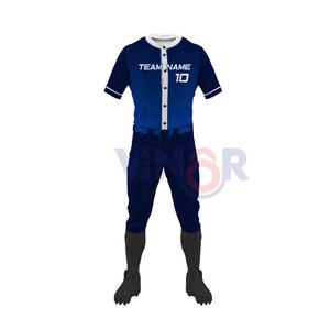 Servicio OEM Diseño personalizado para su equipo Uniformes de béisbol Moda Jersey de béisbol en blanco con pantalones cortos Conjuntos Uniformes de béisbol - Product Image 2