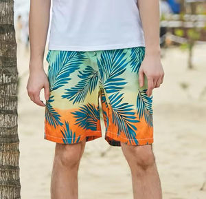 Pantalones cortos de sublimación con estampado de moda de verano, pantalones cortos de malla para hombre, pantalones cortos con cintura elástica hechos en Pakistán - Product Image 3