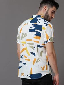 <b>Men's</b> Casual Cotton Blend <b>Long</b> <b>Sleeve</b> Flannel <b>Shirts</b> Plaid Check Stripe Print Button Collar Quick Dry Breathable Design - Product Image 3