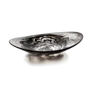 Bol de service en résine écologique fait à la main Surface brillante Design moderne et élégant pour la décoration de table de fête de collations aux fruits - Product Image 4