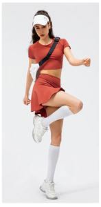 Falda pantalón de golf de cintura alta para mujer, transpirable, elástica, mini falda, pantalones cortos, venta al por mayor, ropa de golf de alta calidad para dama - Product Image 6