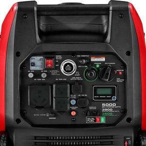 เครื่องกำเนิดไฟฟ้าอินเวอร์เตอร์แบบเชื้อเพลิงคู่ 5000W ใหม่เอี่ยม กำลังสูง พร้อมระบบทำงานเงียบพิเศษ และสตาร์ทเครื่องจากระยะไกล สะดวกสบาย พร้อมจัดส่ง - Product Image 3