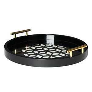 Juego de diseño de tendencias de 2 bandejas de servicio de comida de decoración de mesa de diferentes tamaños admirable nueva llegada bandejas de cocina para hoteles en casa - Product Image 5