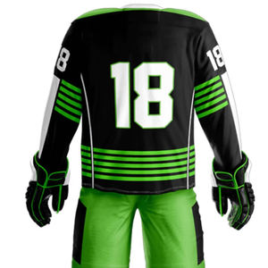 Uniforme de hockey sobre hielo de gran tamaño personalizado de fabricante pakistaní, conjunto de ropa deportiva de equipo juvenil, camisetas sublimadas con estilo, OEM ODM disponible - Product Image 5