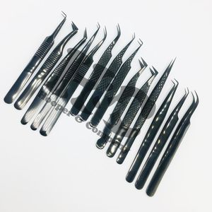 Nouvelle pince à épiler tout type de poignées solides plaine Dumont diamant pince à épiler durable Mink Logo pince à épiler - Product Image 2