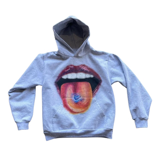 Sweat à capuche 100% coton avec logo personnalisé pour hommes sweat à capuche sérigraphié d'hiver à motif solide et lourd - Product Image 1