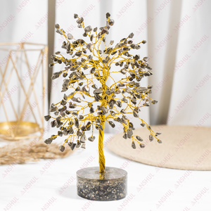 Árbol de Sanación Emocional de Orgón y Pirita con 300 Piedras Preciosas Naturales de Diseño Moderno para Decoración del Hogar y Meditación, Venta Mundial - Product Image 4